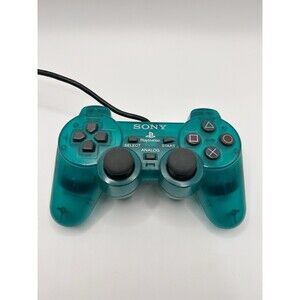 OEM Sony PlayStation 1 PS1 PS2 DualSHOCK Controller SCPH-1200 EMERALD GREEN